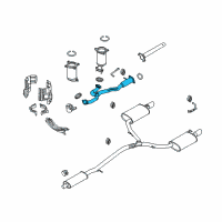 OEM 2011 Ford Taurus Front Pipe Diagram - BG1Z-5G274-A