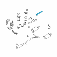 OEM 2012 Lincoln MKS Intermed Pipe Diagram - AG1Z-5A212-A