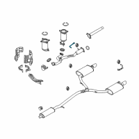 OEM 2012 Ford Taurus Front Pipe Hanger Diagram - BG1Z-54111K48-A