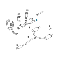 OEM Ford Flex Intermed Pipe Gasket Diagram - 8G1Z-5E241-A