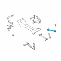 OEM 2001 Hyundai Sonata Arm Assembly-Rear Trailing Arm Diagram - 55270-39000