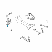 OEM 2002 Hyundai Sonata Bushing-Trailing Arm "B" Diagram - 52718-38000