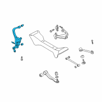 OEM Hyundai XG350 Carrier Assembly-Rear Axle, LH Diagram - 52710-38800