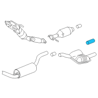 OEM Ford Tailpipe Extension Diagram - YS4Z-5K238-BA