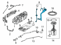 OEM 2022 Jeep Wagoneer FUEL FILLER Diagram - 68424159AB