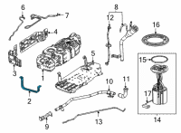 OEM 2022 Jeep Grand Wagoneer STRAP-FUEL TANK Diagram - 68424170AB