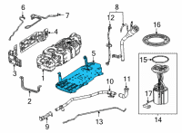 OEM 2022 Jeep Wagoneer FUEL TANK Diagram - 68424172AC