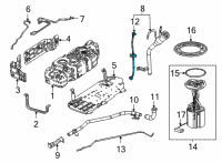 OEM Jeep Grand Wagoneer FUEL VAPOR Diagram - 68457012AA