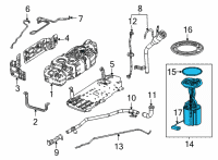 OEM Jeep Grand Wagoneer FUEL PUMP/LEVEL UNIT Diagram - 68550775AA