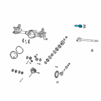 OEM 2009 Dodge Ram 2500 Shaft-Stub Diagram - 68055223AA