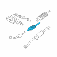 OEM Ford Escape Converter Diagram - 6M6Z-5E212-A