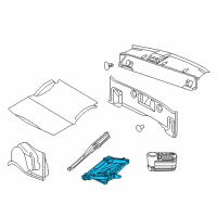 OEM 2012 Dodge Challenger Jack-Scissors Diagram - 68059902AA