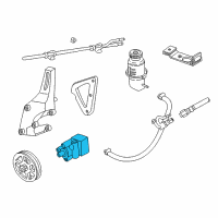 OEM 2000 Chrysler Concorde Power Steering Pump Diagram - 4782207AF