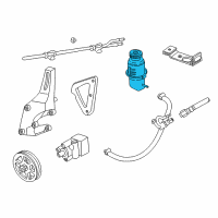 OEM Dodge Intrepid Reservoir-Power Steering Pump Diagram - 5011239AA