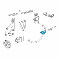 OEM 2000 Chrysler Concorde Tube-Power Steering Pump Diagram - 4782283AA