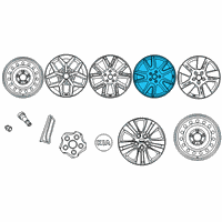 OEM 2022 Kia Soul Wheel Assembly-Aluminium Diagram - 52910K0400