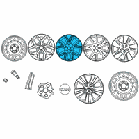 OEM 2022 Kia Soul Wheel Assembly-Aluminium Diagram - 52910K0200