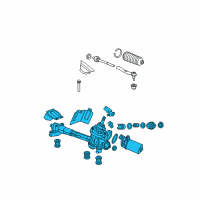 OEM 2010 Honda Insight Box, Steering Gear Diagram - 53601-TM8-A03