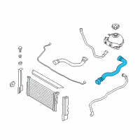 OEM 2014 BMW 328d Coolant Hose Diagram - 17-12-7-811-127