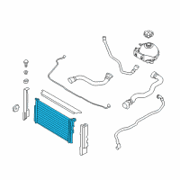 OEM 2018 BMW 328d Radiator Diagram - 17-11-8-673-370