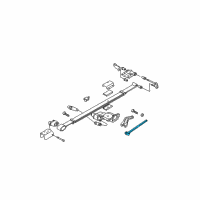 OEM 2003 Dodge Caravan Bar-Rear Diagram - 4684349