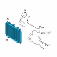 OEM 2018 Ford EcoSport Radiator Diagram - GN1Z-8005-G