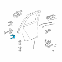 OEM 2008 Chevrolet Trailblazer Lower Hinge Diagram - 88937061