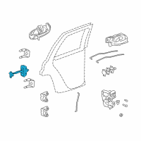 OEM 2006 Chevrolet Trailblazer EXT Door Check Diagram - 15929397