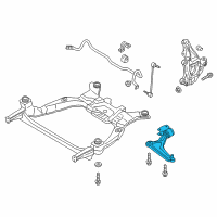 OEM 2018 Ford Fusion Lower Control Arm Diagram - FG9Z-3078-G