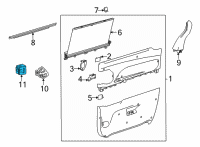 OEM Toyota Sienna Switch Diagram - 84963-08040