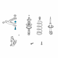 OEM 2001 Honda Odyssey Ball Joint, Front Diagram - 51220-S0X-A01