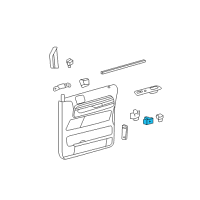 OEM Ford Freestar Window Switch Diagram - 3F2Z-14529-AAA