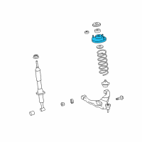 OEM 2022 Lexus GX460 Front Suspension Support Sub-Assembly, Right Diagram - 48609-60090