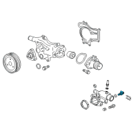 OEM 2016 Chevrolet Sonic Temperature Sensor Diagram - 55591401