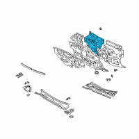 OEM Toyota Camry Insulator Assy, Dash Panel Diagram - 55220-06090