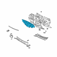 OEM 2002 Toyota Camry Insulator Diagram - 55223-33080