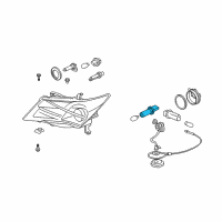 OEM 2006 Acura RSX Socket (T10) Diagram - 33304-S6M-J01