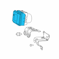 OEM 2015 Chrysler 200 Anti-Lock Brake System Module Diagram - 68234918AB