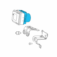 OEM Chrysler 200 Abs Control Module Diagram - 68270556AA