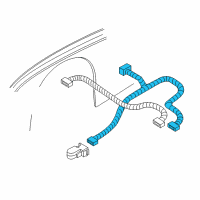 OEM 2002 Nissan Pathfinder Harness Assy-Engine Diagram - 24077-5W500