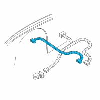 OEM 1996 Nissan Pathfinder Cable Assy-Battery Earth Diagram - 24080-0W000