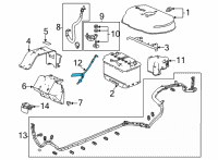 OEM 2021 Acura TLX TUBE, BATTERY VENT Diagram - 31530-TGV-A02