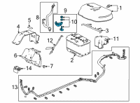 OEM 2021 Acura TLX SENSOR, BATTERY Diagram - 38920-TGV-A01