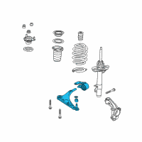 OEM 2014 Acura MDX Arm, Left Front (Lower) Diagram - 51360-TZ5-A10