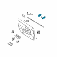 OEM 2001 Nissan Maxima Lamp Assembly-Door Step Diagram - 26420-3Y000