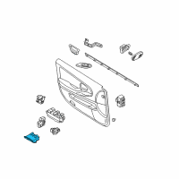 OEM 2001 Nissan Maxima Switch Assy-Trunk Opener Diagram - 25380-2Y000