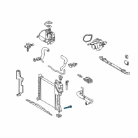 OEM Chrysler Radiator Drain Cock Diagram - 5098834AA