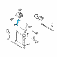 OEM 2006 Dodge Sprinter 2500 Hose-Radiator Outlet Diagram - 5103581AA