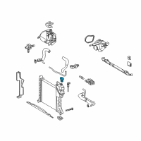 OEM 2006 Dodge Sprinter 2500 Radiator Cap Diagram - 5103533AA