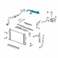 OEM 2015 Chevrolet Cruze Hose-Heater Outlet Diagram - 23116446